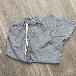 Brandy Melville-like striped pants